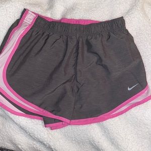 Grey and pink Nike shorts!